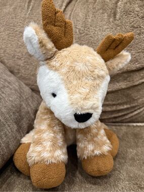 Animal Adventure Deer Plush Reindeer Stuffed Animal Tan Cream Woodland 13”